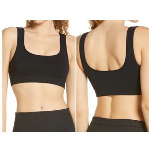 NWOT ZELLA Breezy Tank‎ Sports Bra in Black (L)